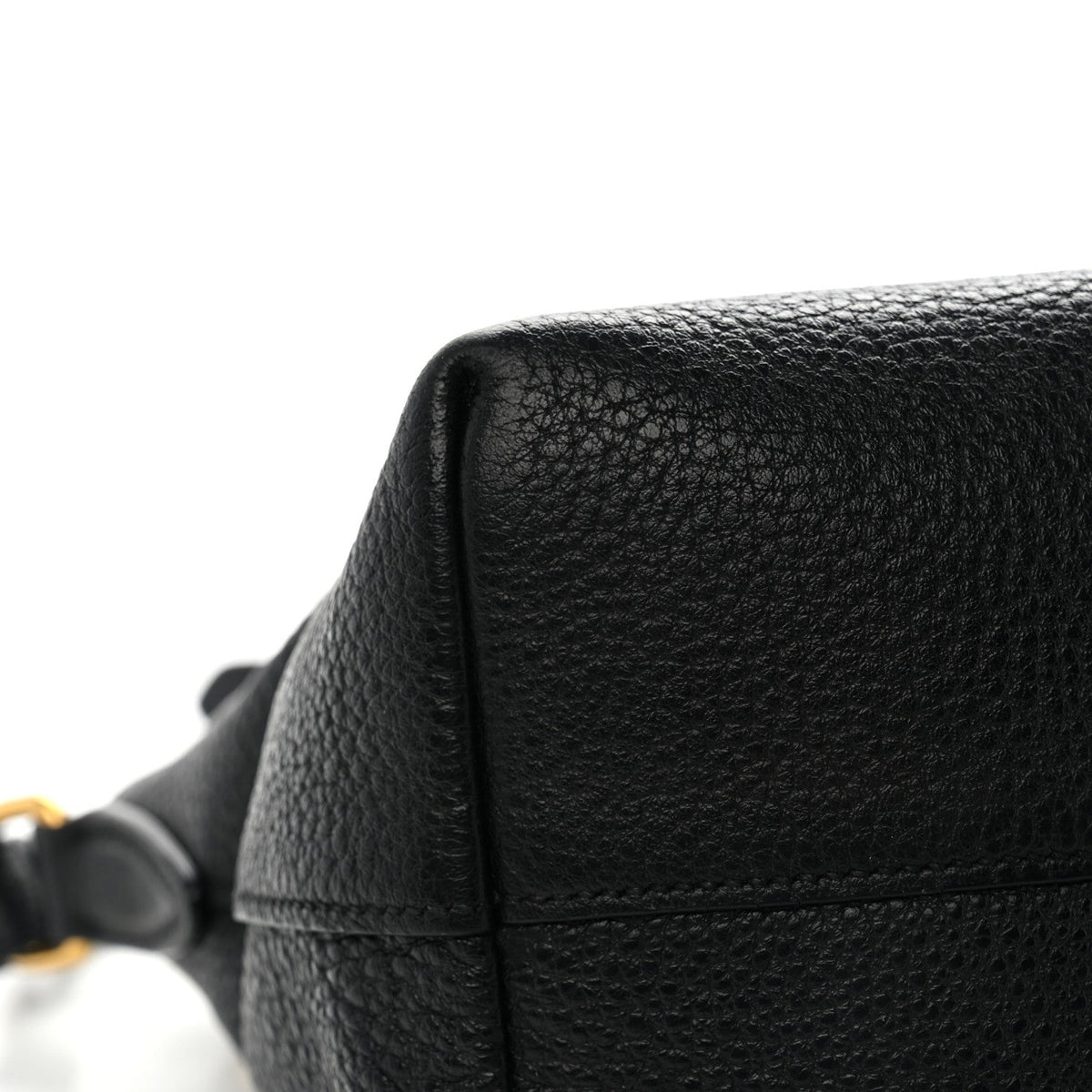 Vitello Daino Small Tote Black