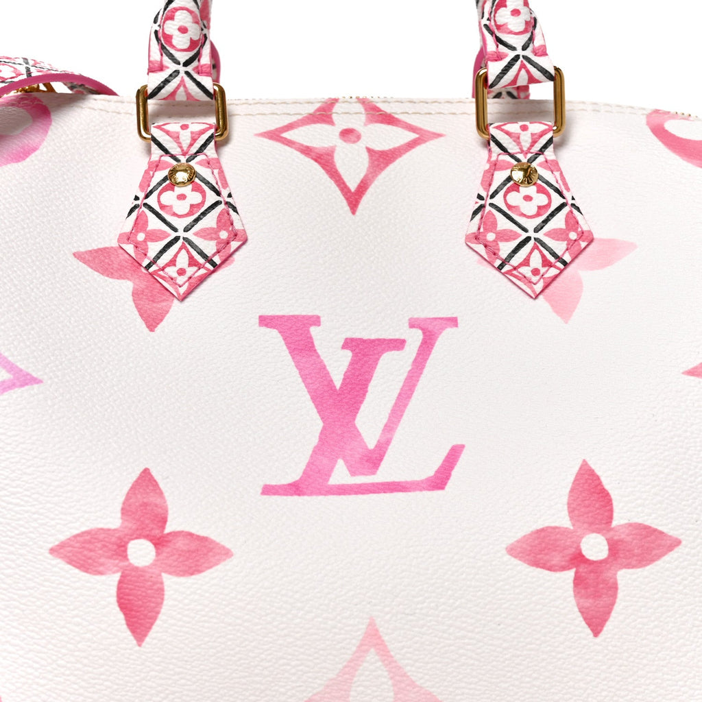 Monogram Giant By The Pool 2.0 Speedy Bandouliere 25 Rose