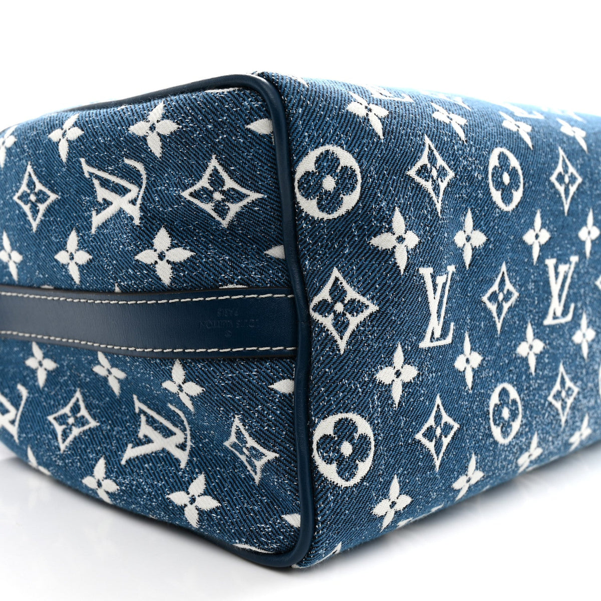 Monogram Jacquard Denim Speedy Bandouliere 25 Bleu