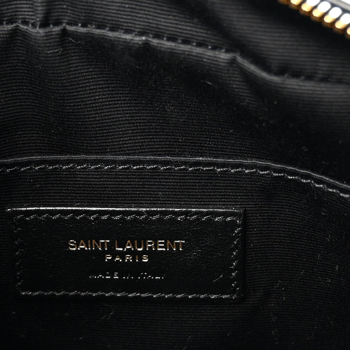 Calfskin Matelasse Monogram Lou Camera Bag Black