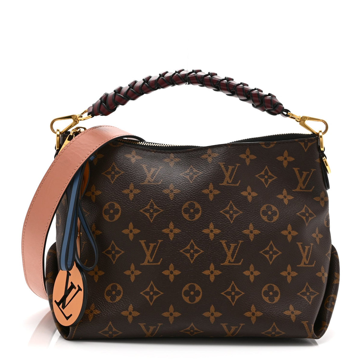 Monogram Beaubourg Hobo Mini Bordeaux Red Peach Safran Blue Jean Blue