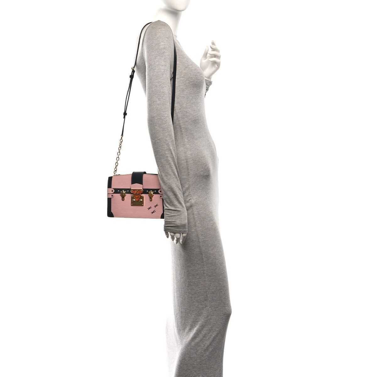 Epi Trunk Clutch Rose Ballerine