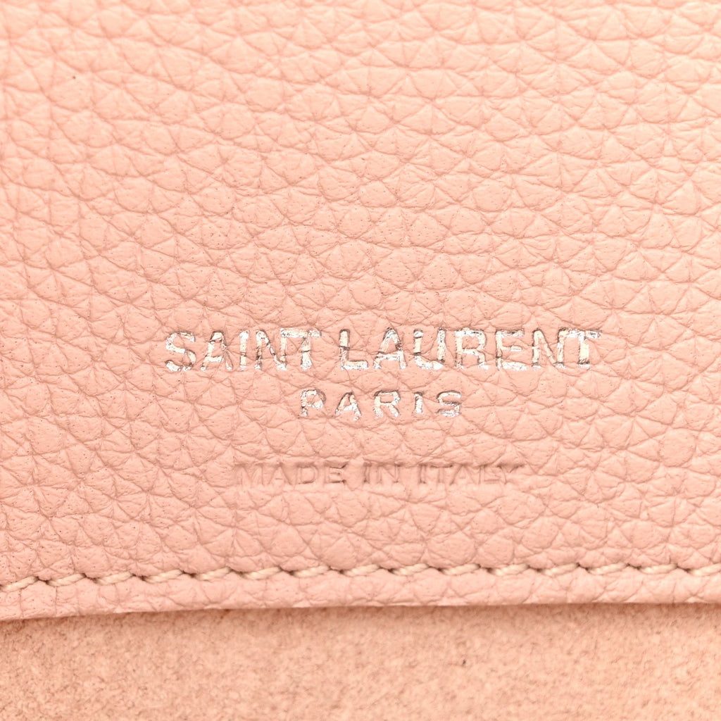 Grained Calfskin Nano Supple Sac De Jour Marble Pink