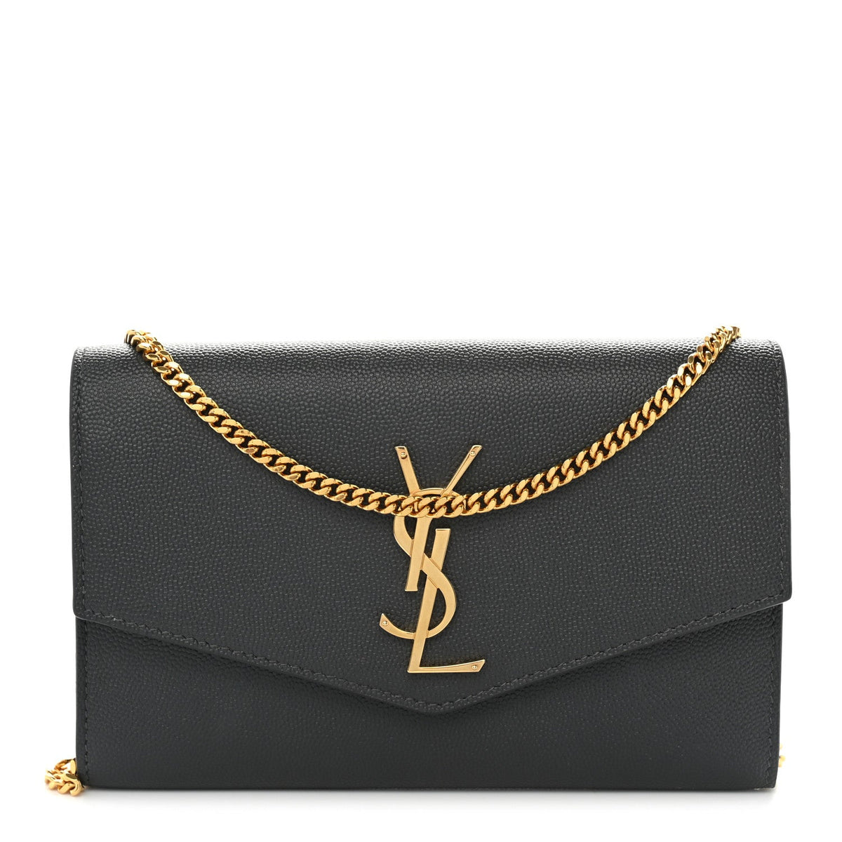 Grain De Poudre Uptown Chain Wallet Pebble