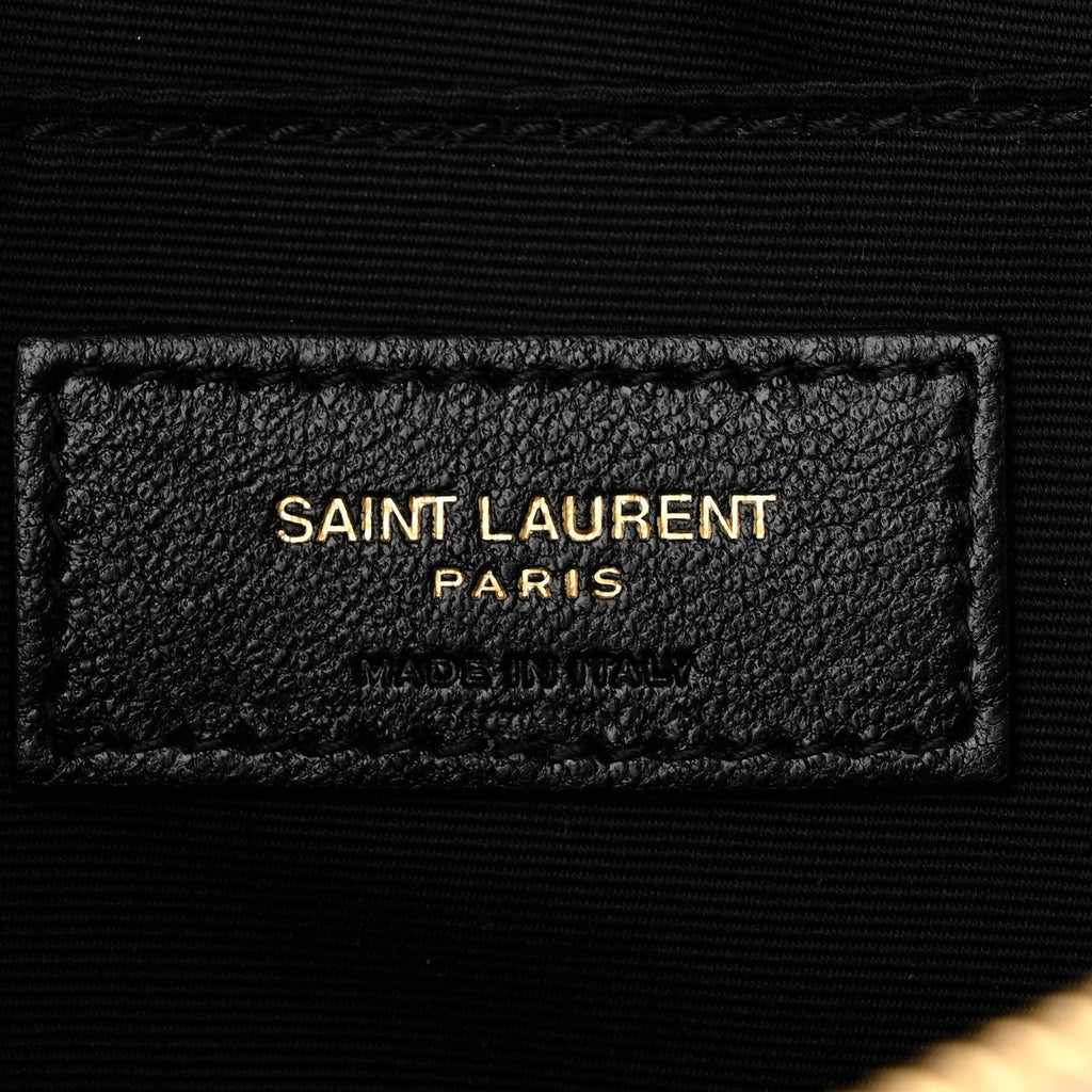 Calfskin Matelasse Monogram Lou Camera Bag Crema Soft
