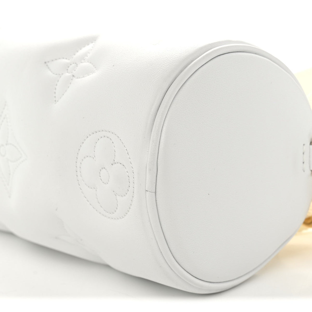 Calfskin Bubblegram Papillon BB Snow White