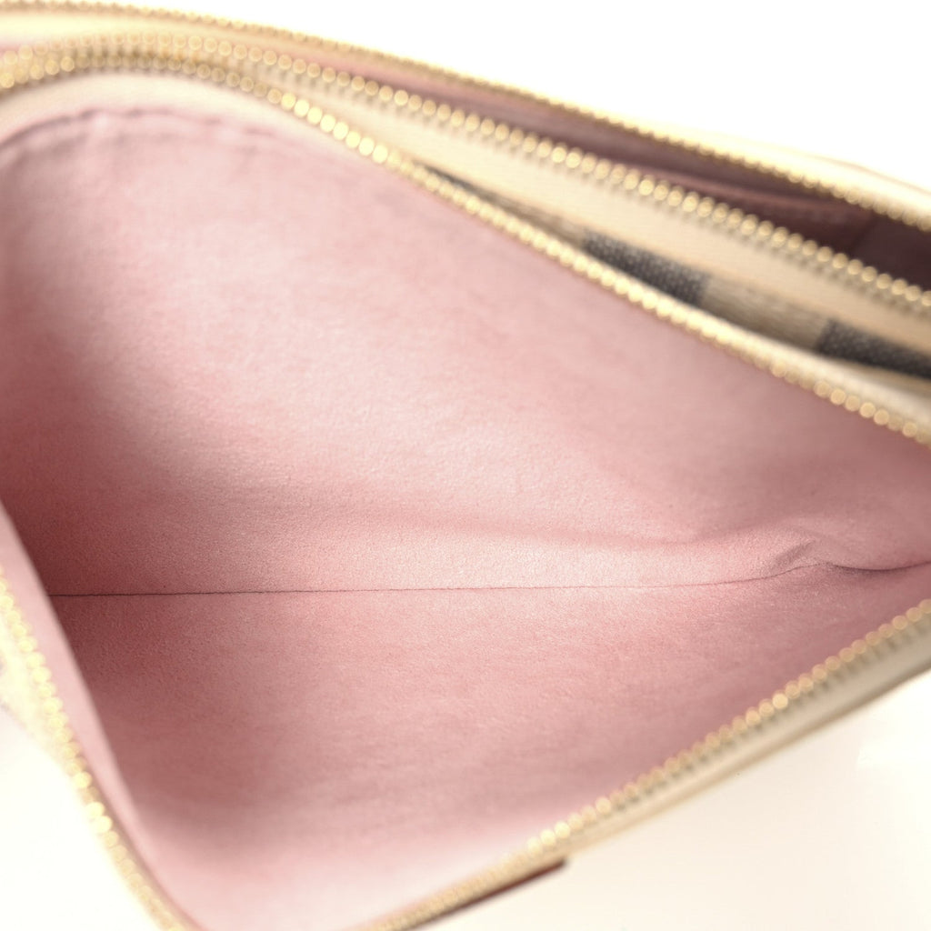 Damier Azur Double Zip Pochette