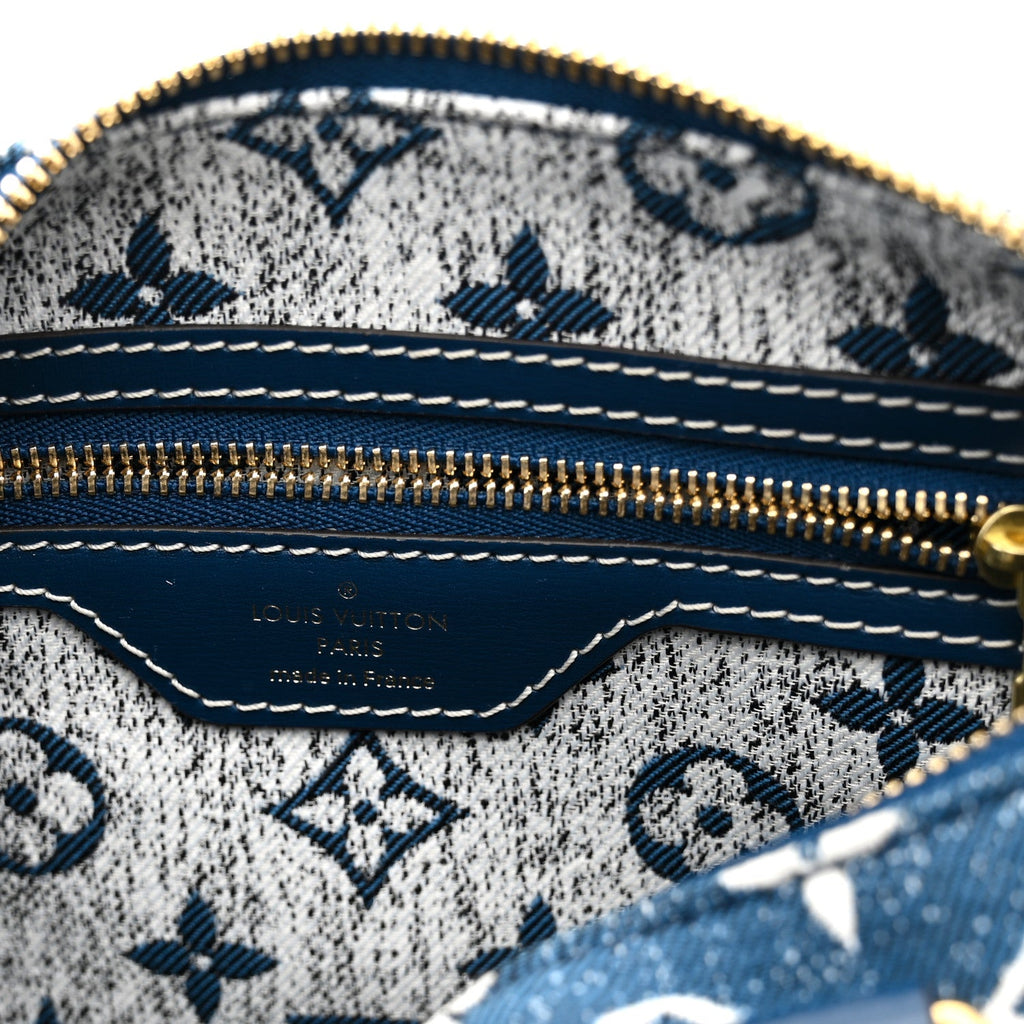 Monogram Jacquard Denim Speedy Bandouliere 25 Bleu