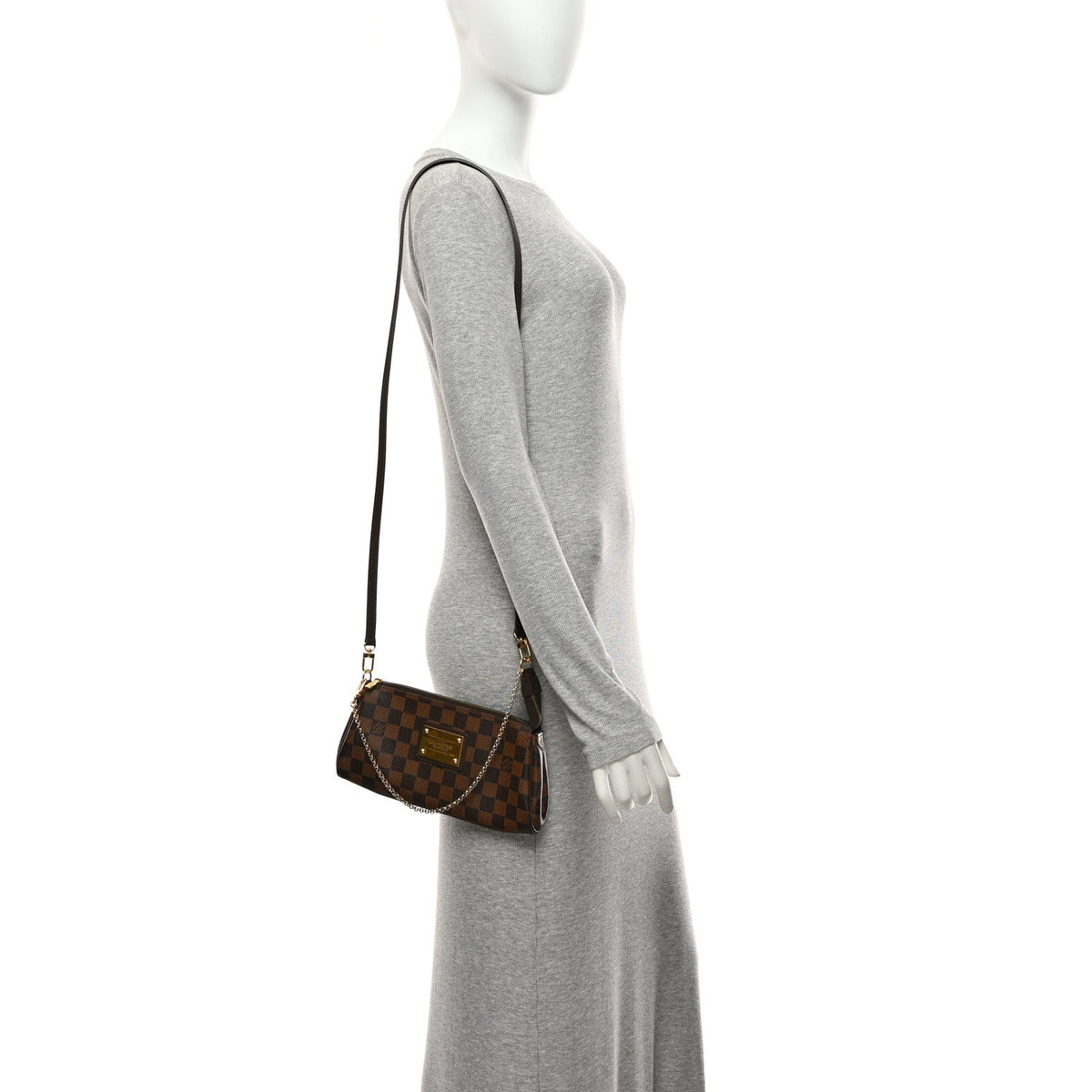 Damier Ebene Eva Clutch