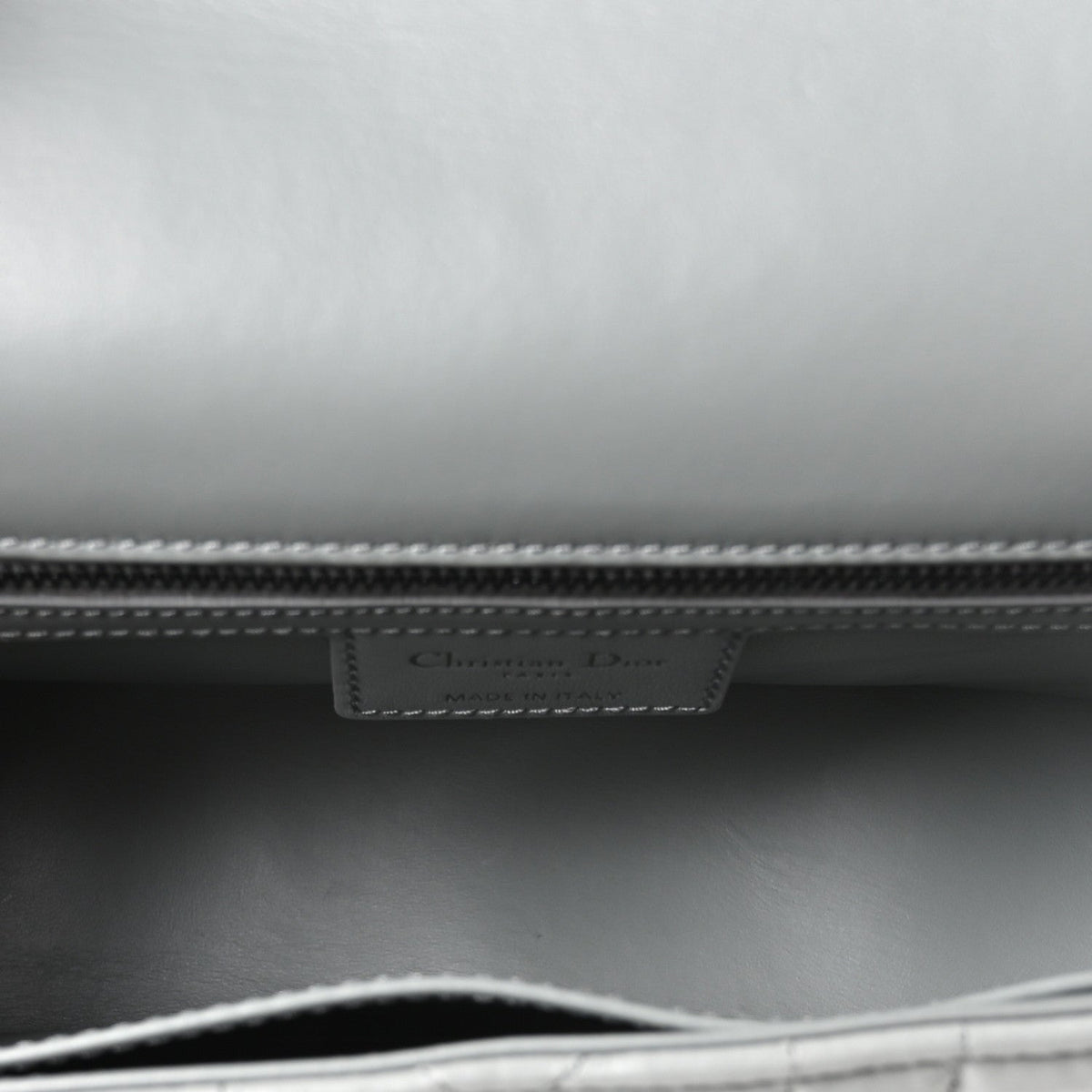 Calfskin Macrocannage Medium Caro Bag Iron Grey