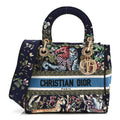 Canvas D-Constellation Embroidered Medium Lady D-Lite Bleu Multicolor