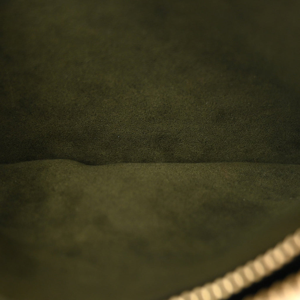 Lambskin Embossed Monogram Coussin BB White