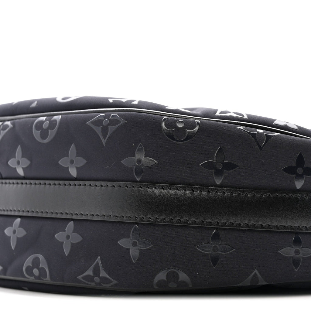 Nylon Monogram Loop Pocket Hobo Polar Night