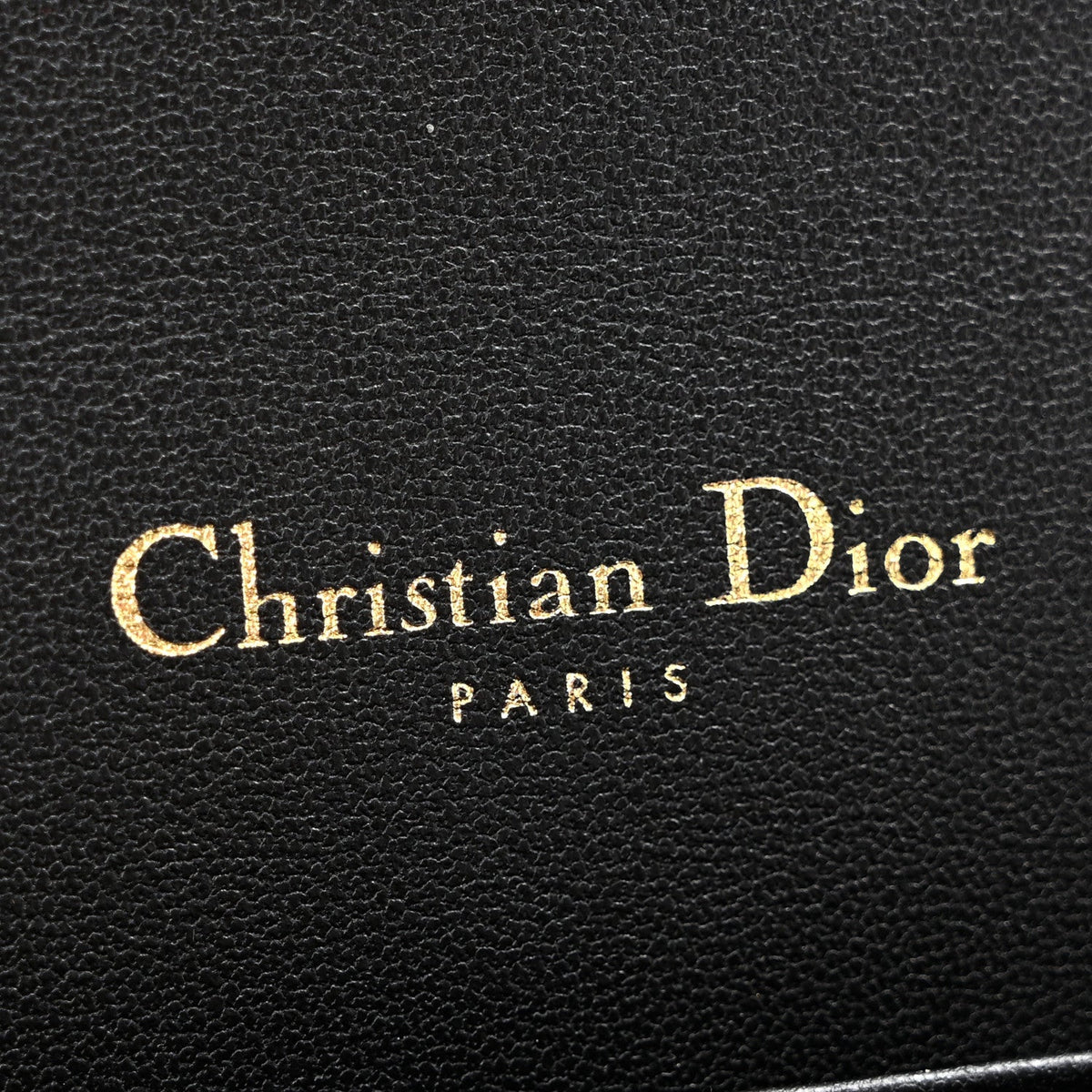 Lambskin Cannage Lady Dior Pouch Black