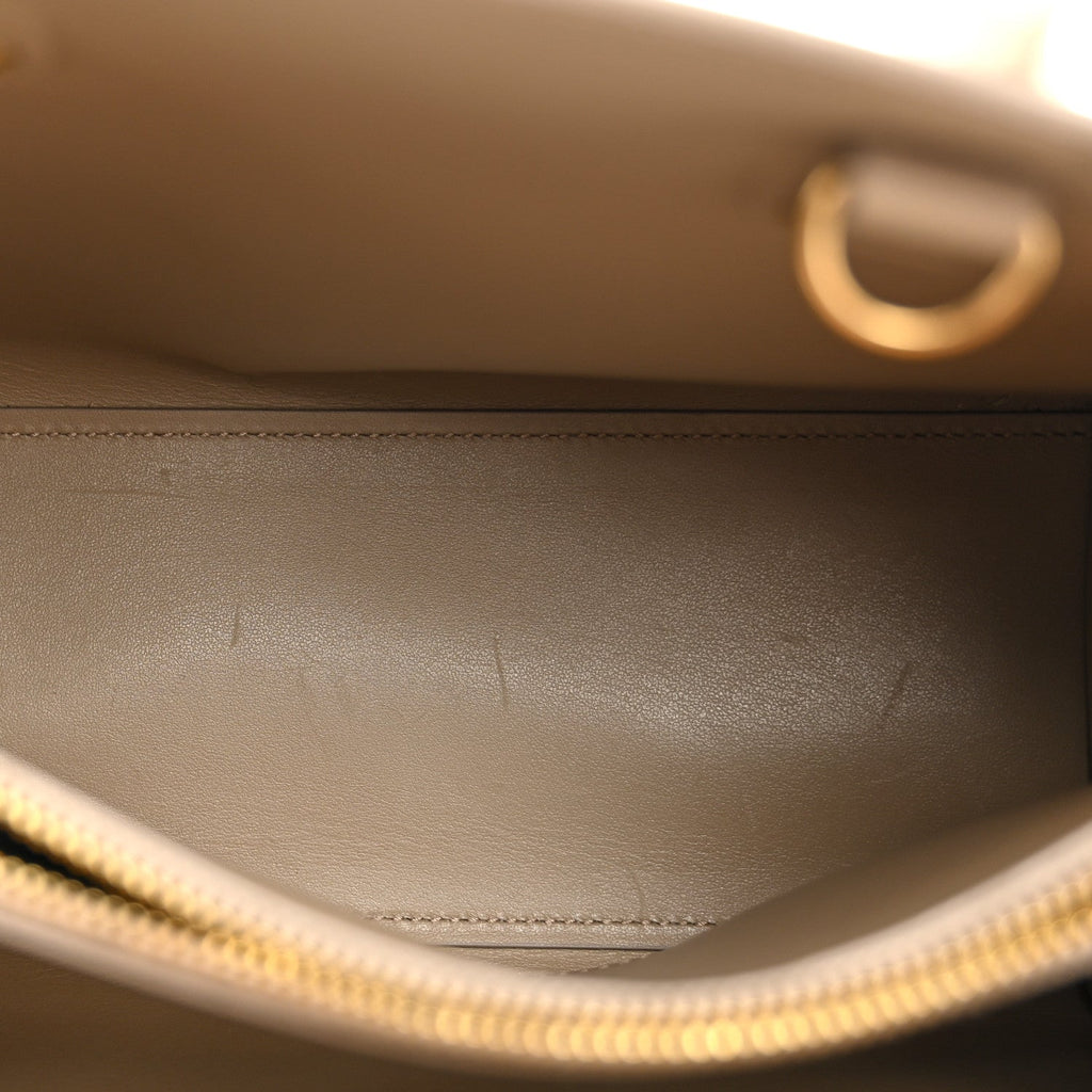 Calfskin Baby Sac De Jour Dark Beige