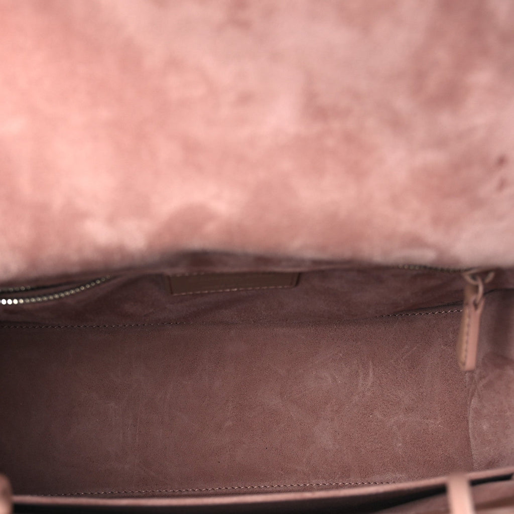 Ultra Matte Calfskin Cannage Medium Lady Dior Beige