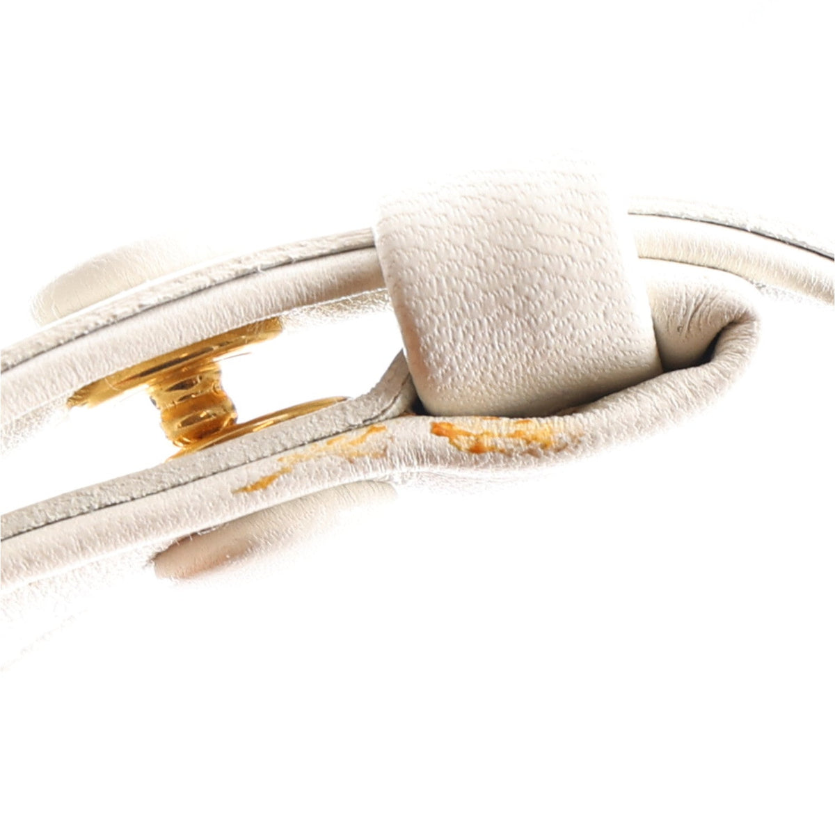 Nappa Triangle Quilted Patchwork System Bag Bianco
