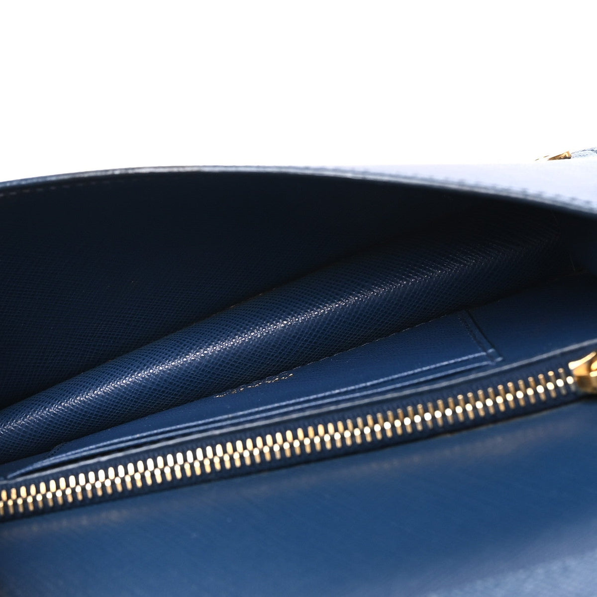 Saffiano Metal Oro Mini Bag Bluette