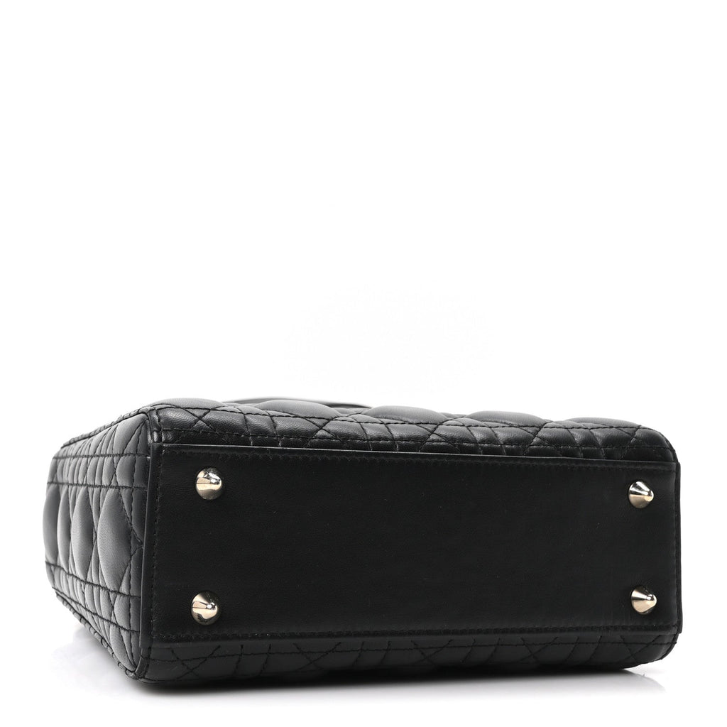 Lambskin Cannage Small My ABCDior Lady Dior Black