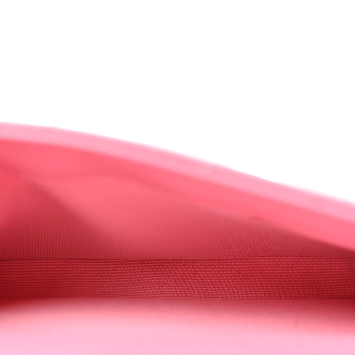 Lambskin Quilted Flap Phone Holder With Chain Pink