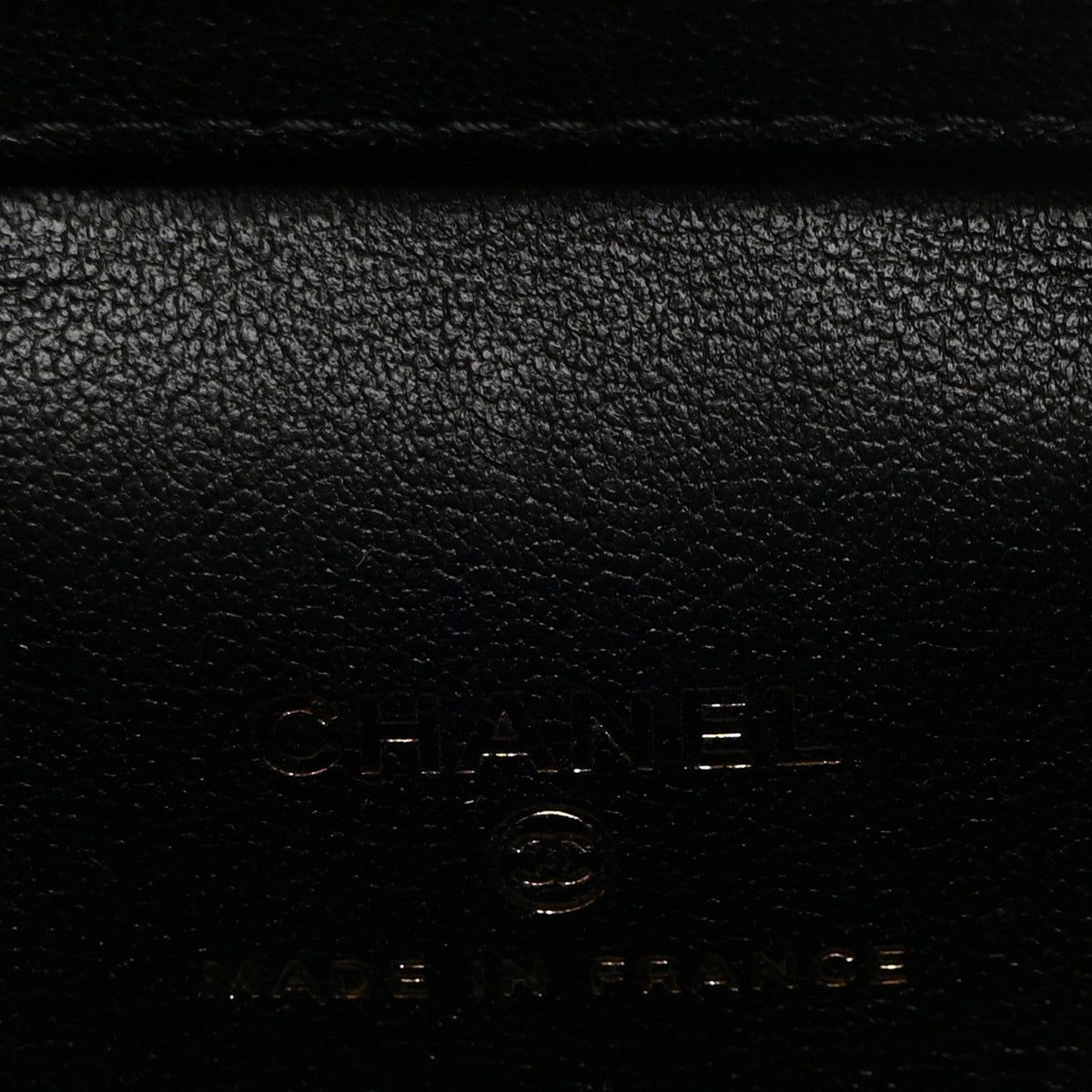 Lambskin Quilted Top Handle Mini Vanity Case With Chain Black