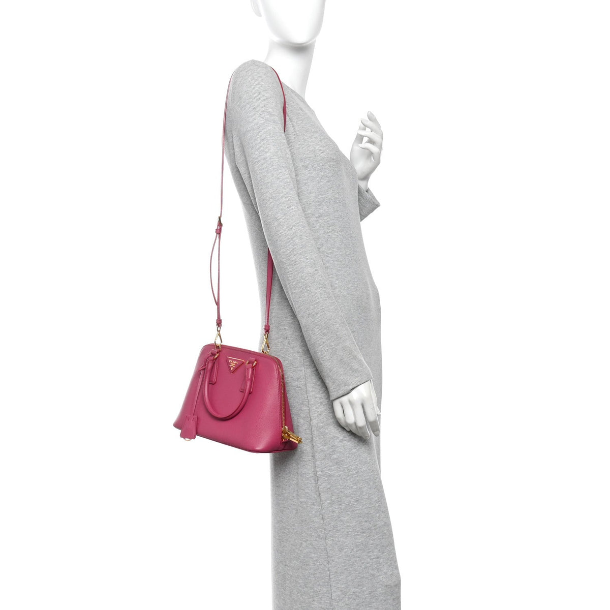 Saffiano Lux Small Promenade Tote Peonia