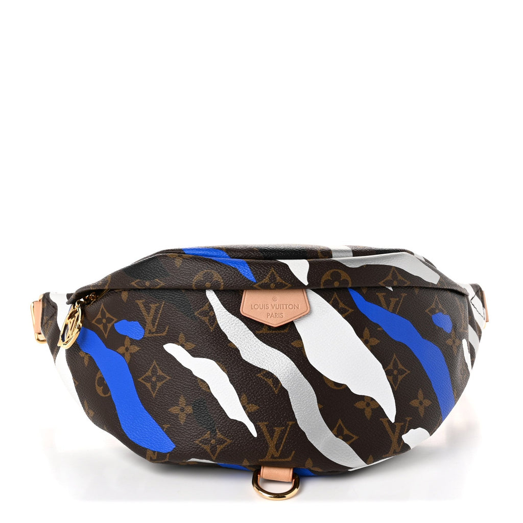 x LOL Monogram Bumbag Blue Silver
