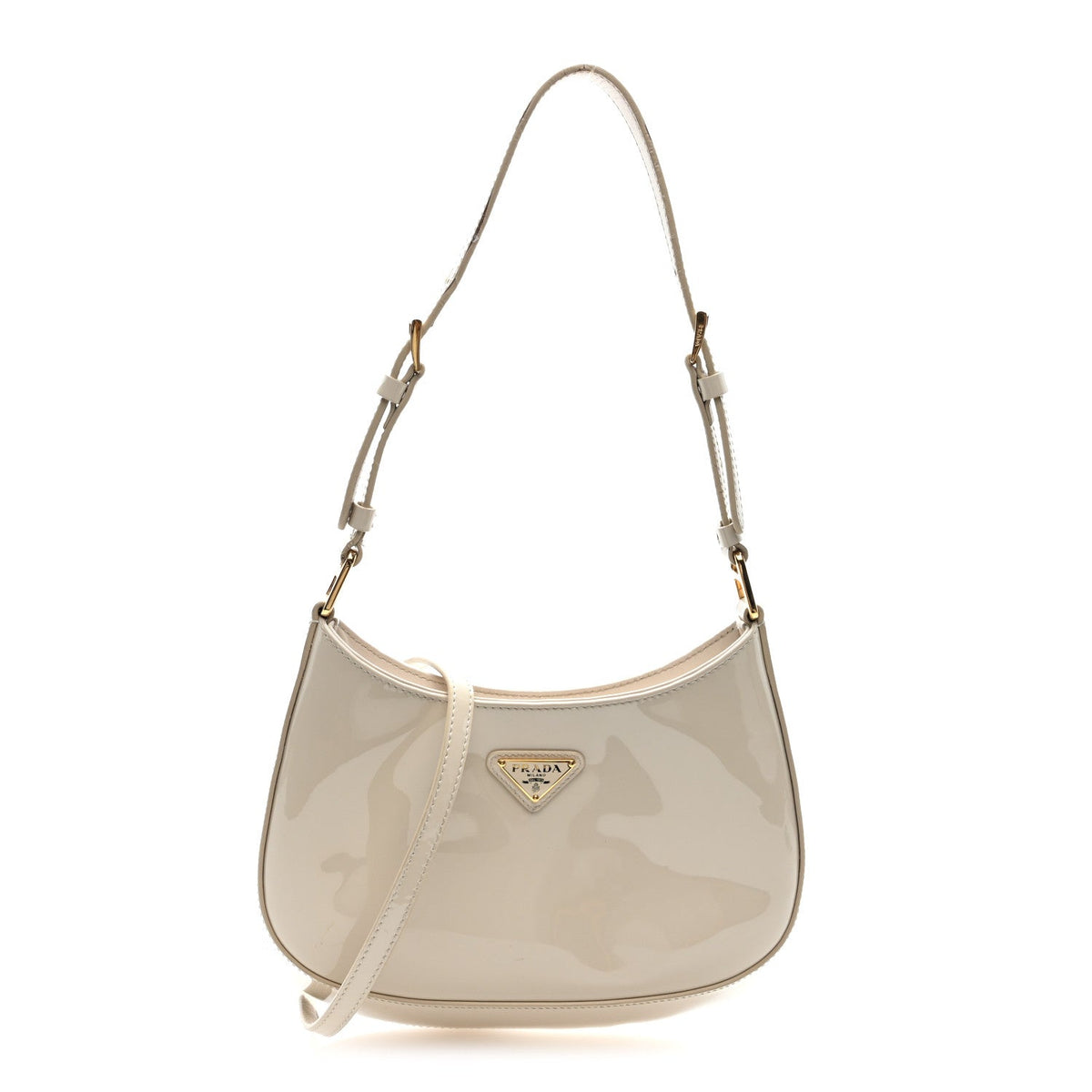 Spazzolato Cleo Adjustable Strap Shoulder Bag Avorio