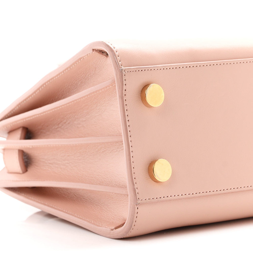 Calfskin Nano Sac De Jour  Pale Pink