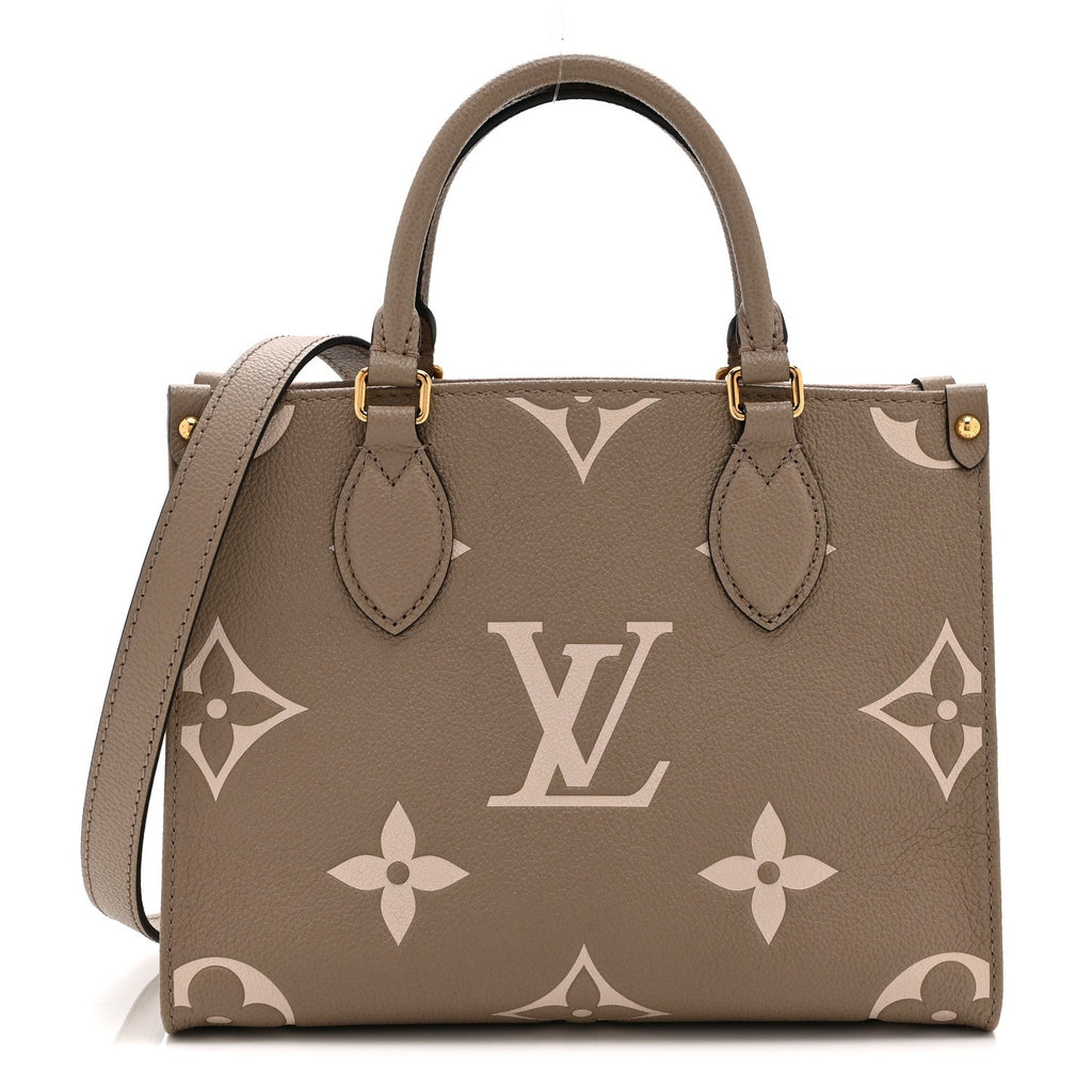 Empreinte Monogram Giant Onthego PM Tourterelle Creme