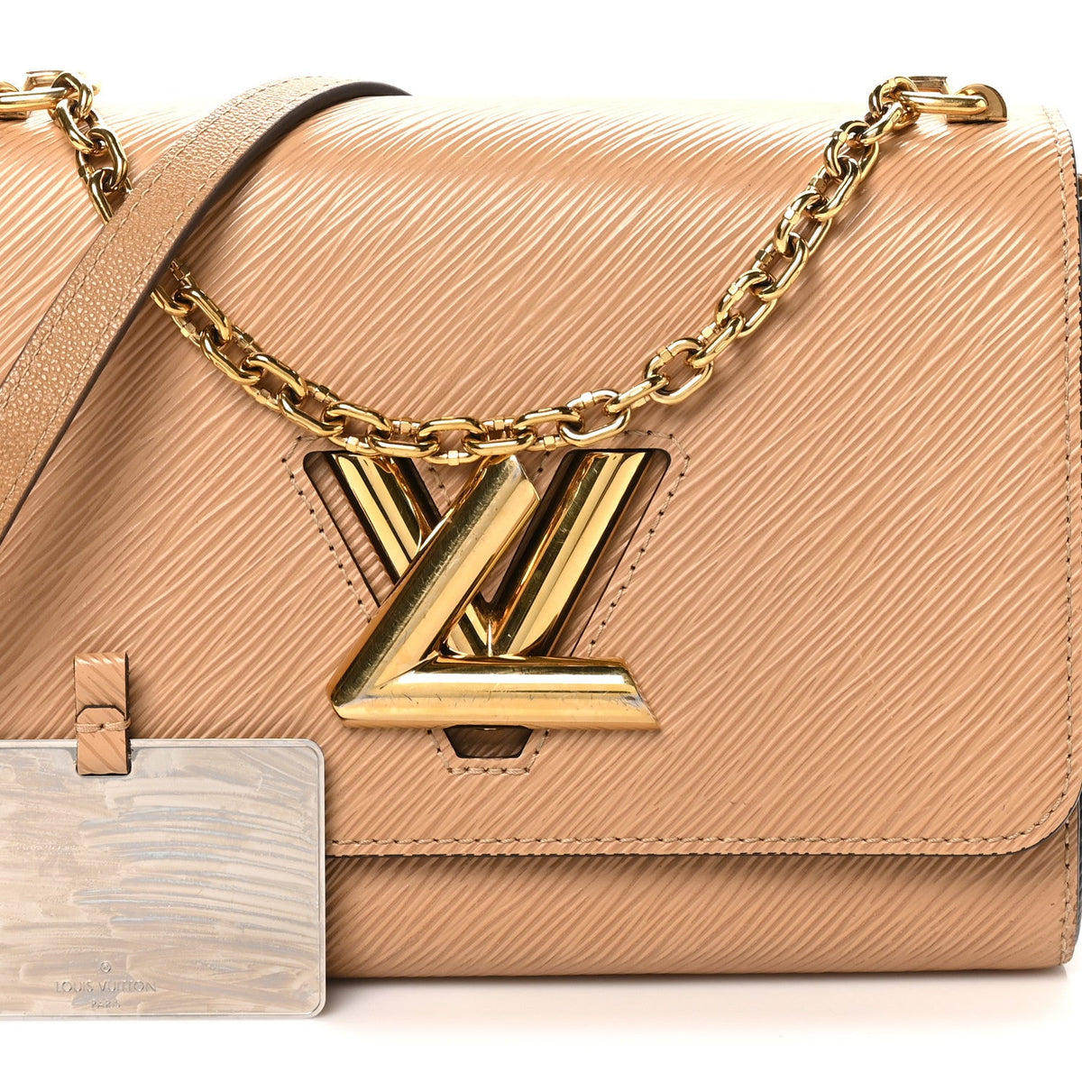 Epi Twist Shoulder Bag MM Camel