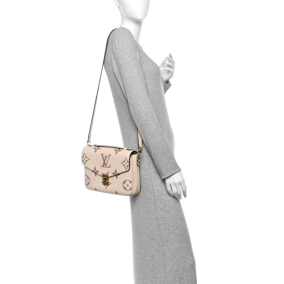 Empreinte Monogram Giant Pochette Metis Creme Bois De Rose