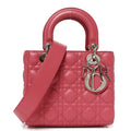 Lambskin Cannage Small My ABCDior Lady Dior Pink