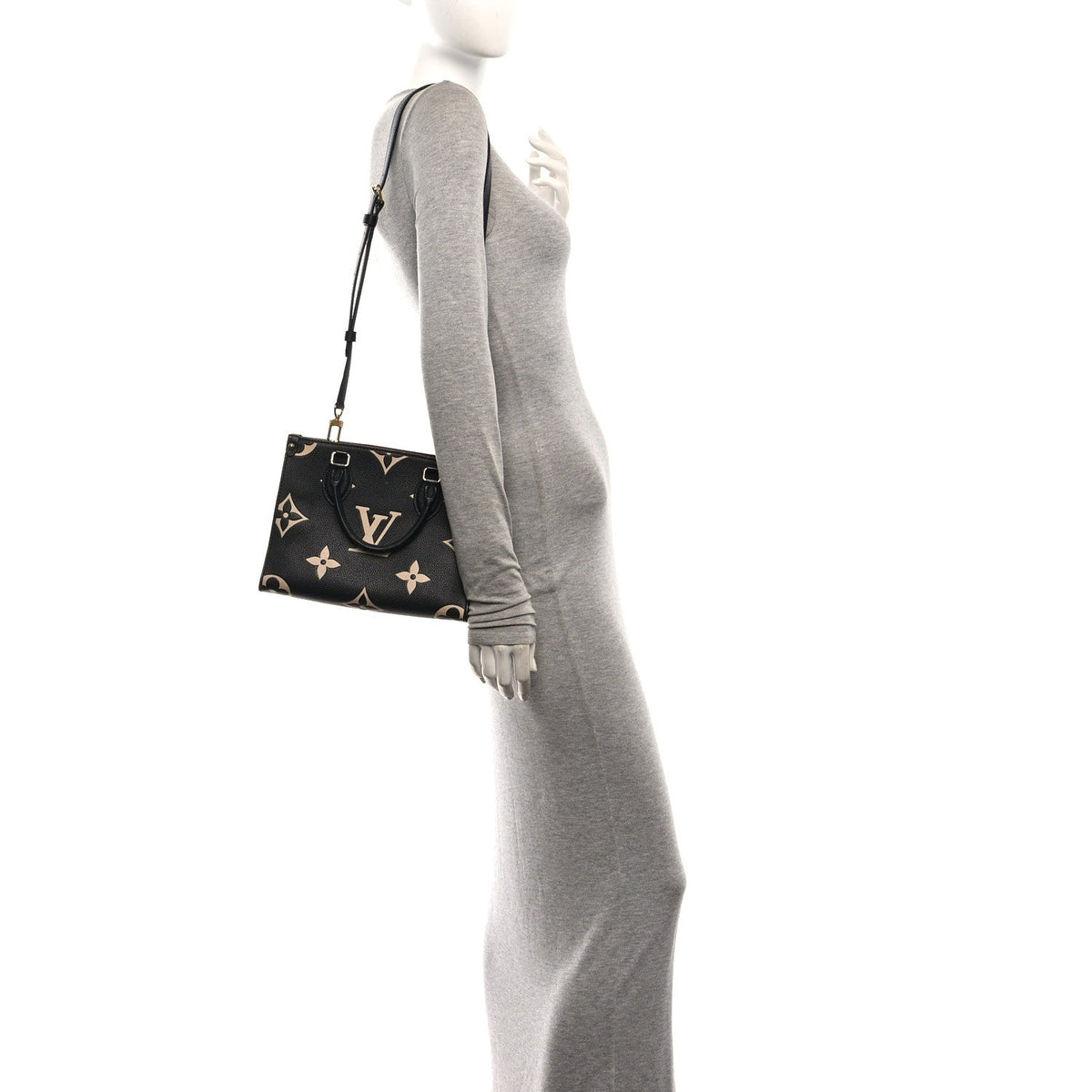 Empreinte Monogram Giant Onthego PM Black Beige