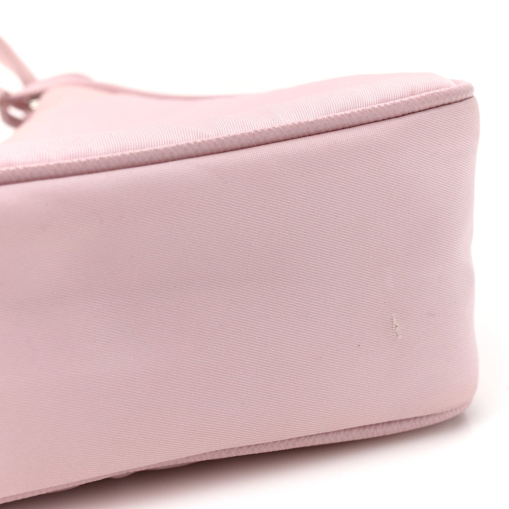 Re-Nylon Saffiano Mini Re-Edition 2005 Bag Alabastro