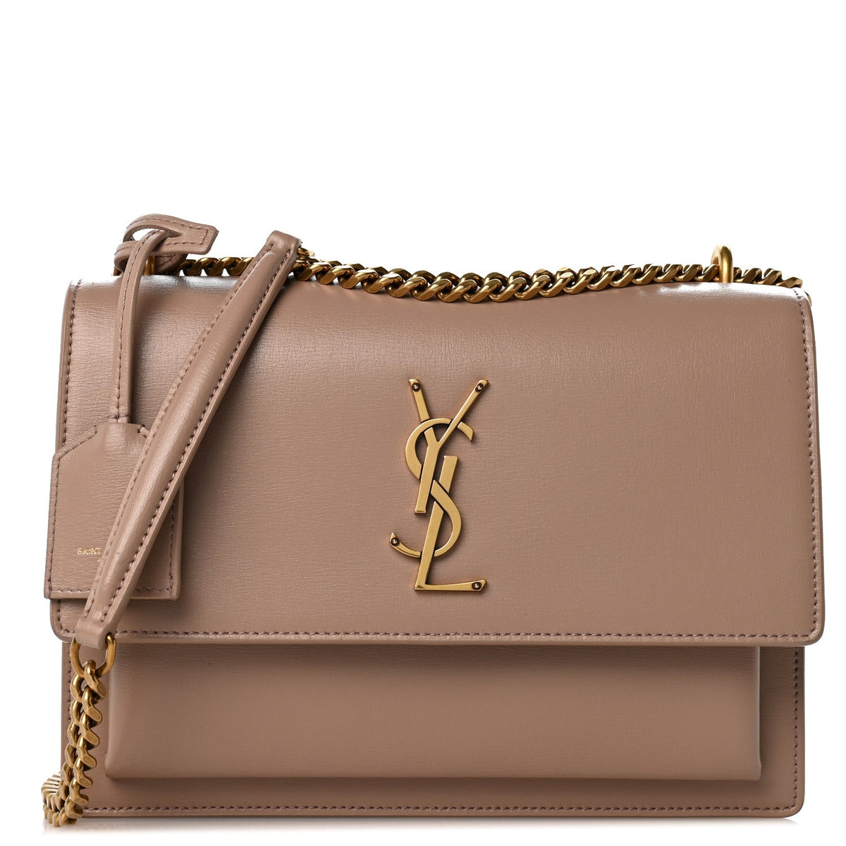 Calfskin Medium Monogram Sunset Dark Beige