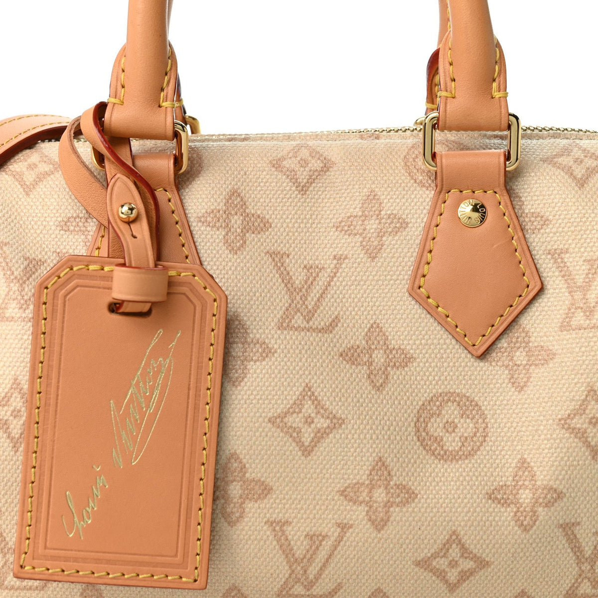 Monogram Origine Lin Speedy Bandouliere 20 Linen