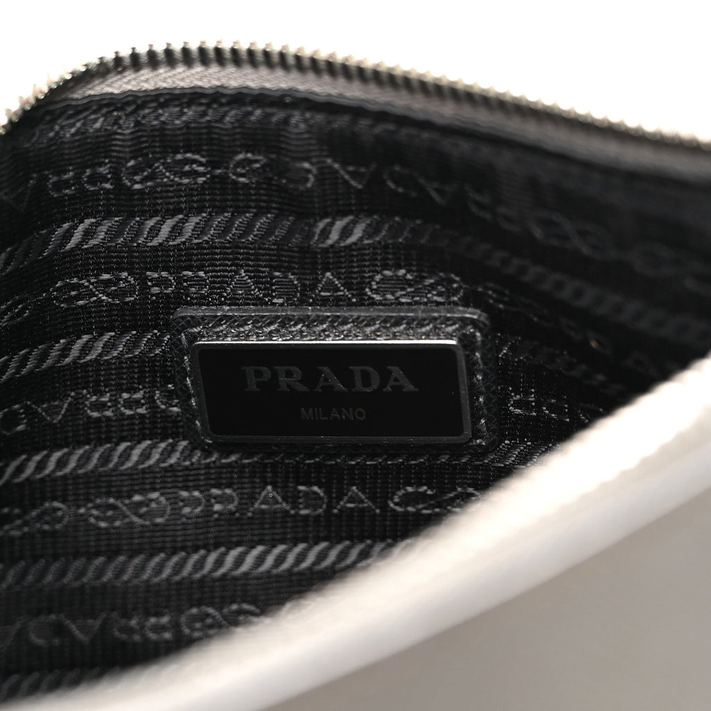Saffiano Travel Pocket Zippered Shoulder Bag Marmo