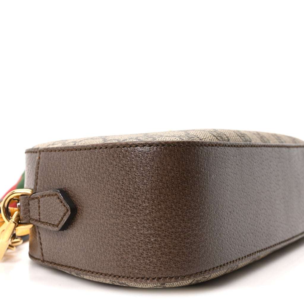 GG Supreme Monogram Web Neo Vintage Shoulder Bag Beige New Acero Crop