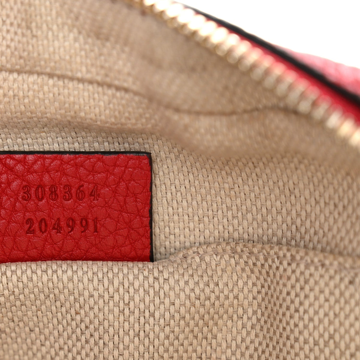 Pebbled Calfskin Small Soho Disco Bag Tabasco Red