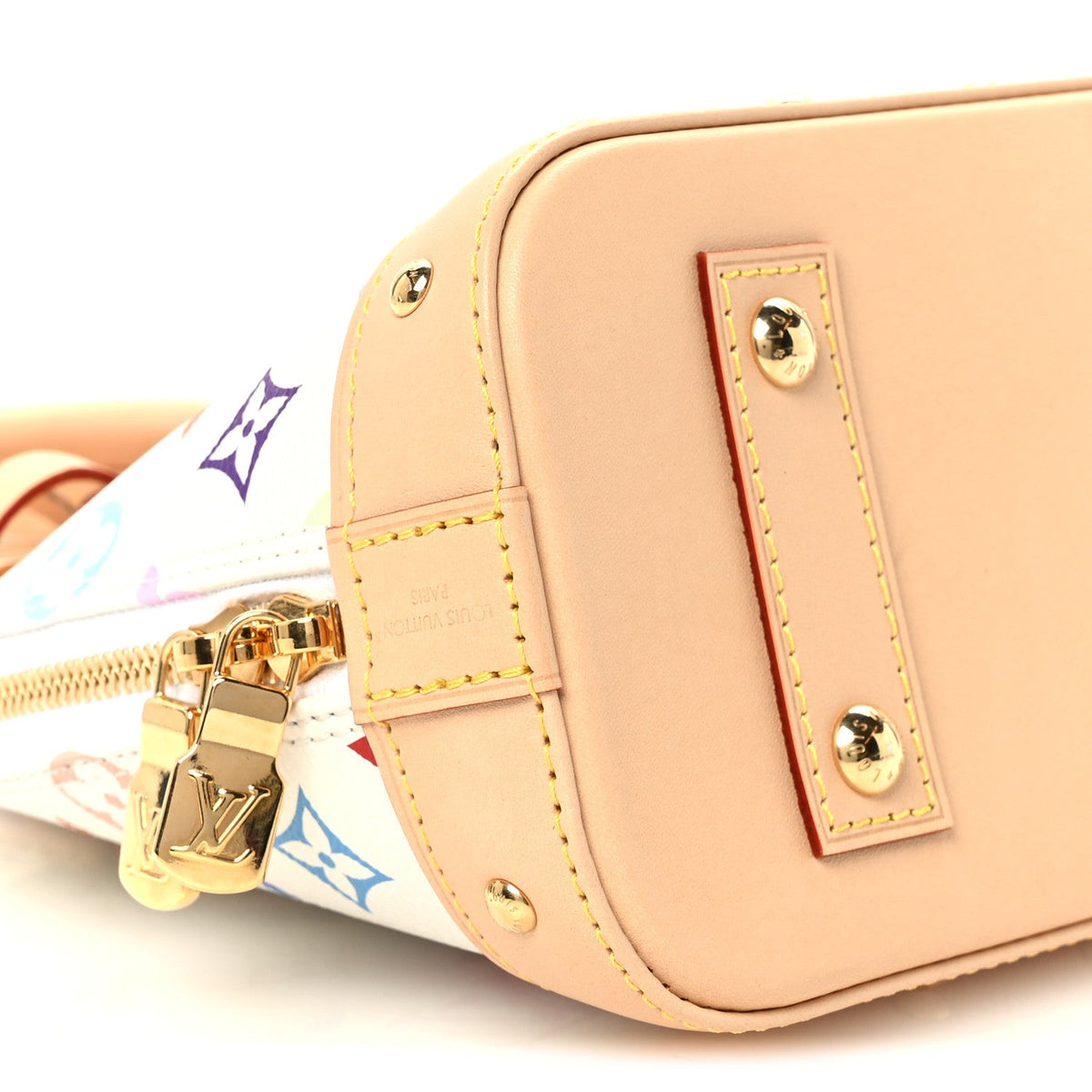 LV x TM Monogram Multicolor Alma BB White