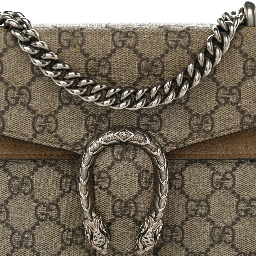 GG Supreme Monogram Mini Dionysus Shoulder Bag Taupe