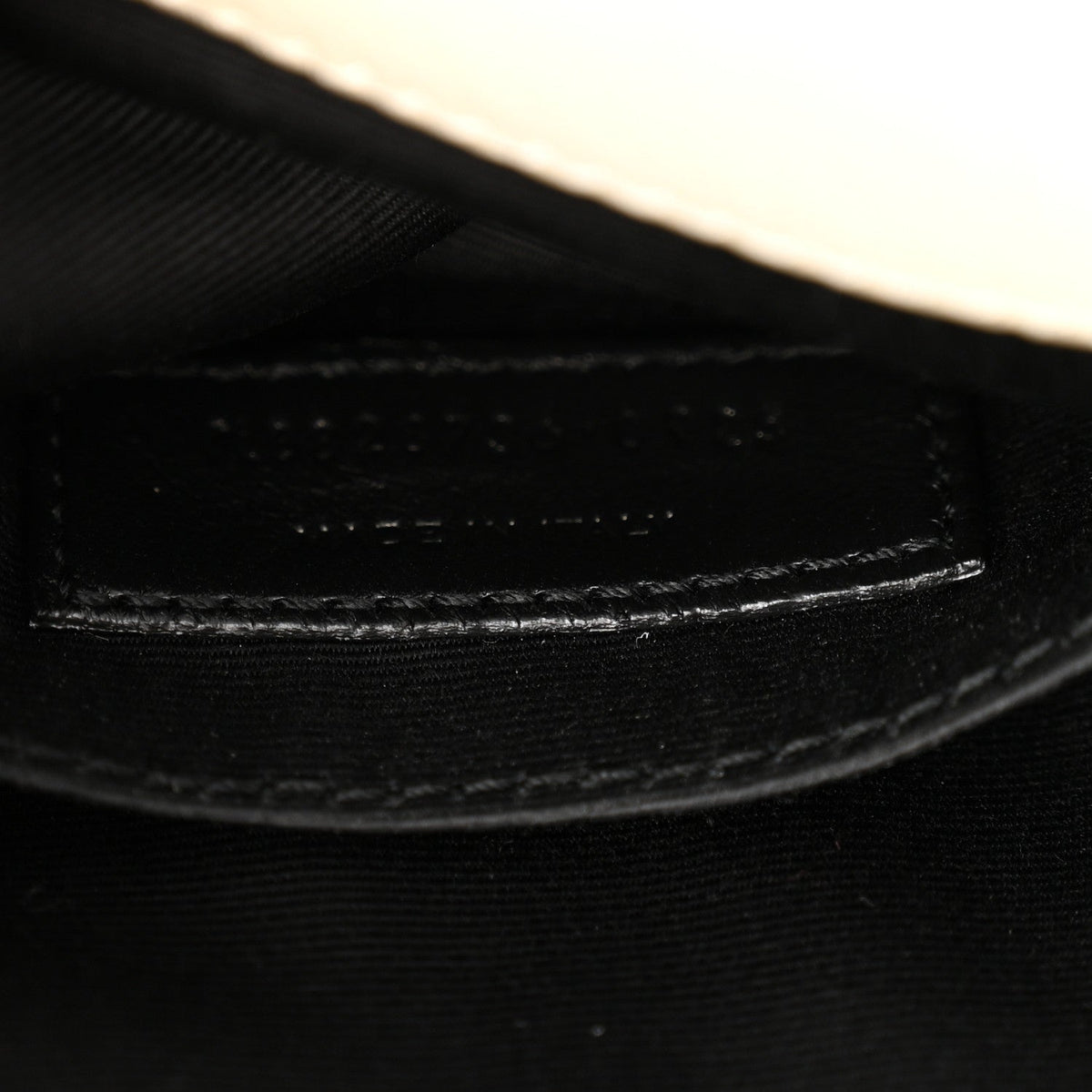 Grained Lambskin Monogram Mini Niki Chain Satchel Crema Soft