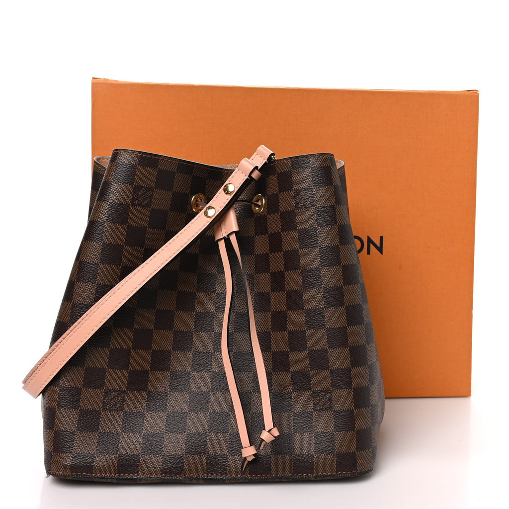 Damier Ebene Neonoe MM Venus Pink