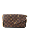 Damier Ebene Pochette Felicie Chain Wallet