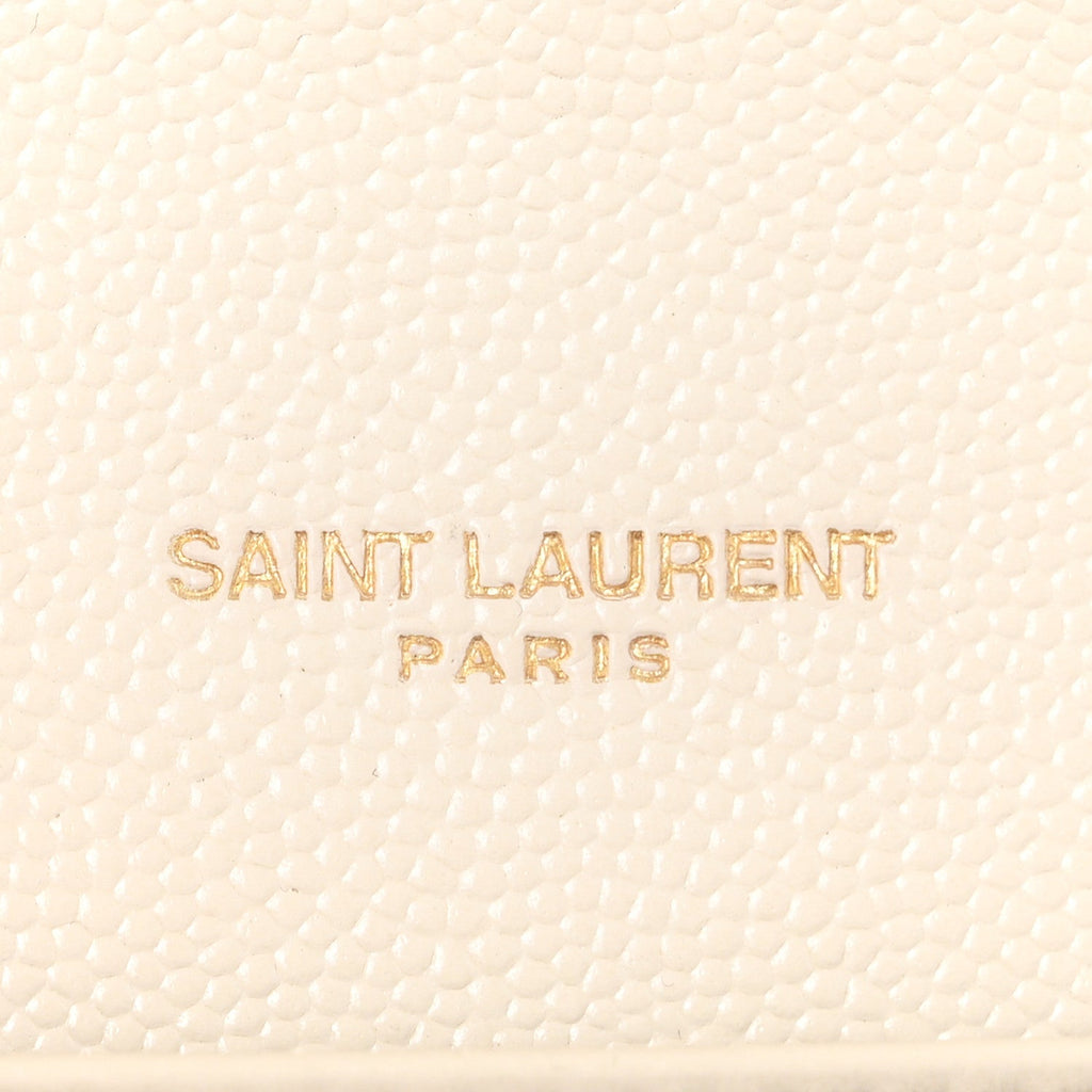 Grain De Poudre Monogram Cassandra Chain Wallet Crema Soft