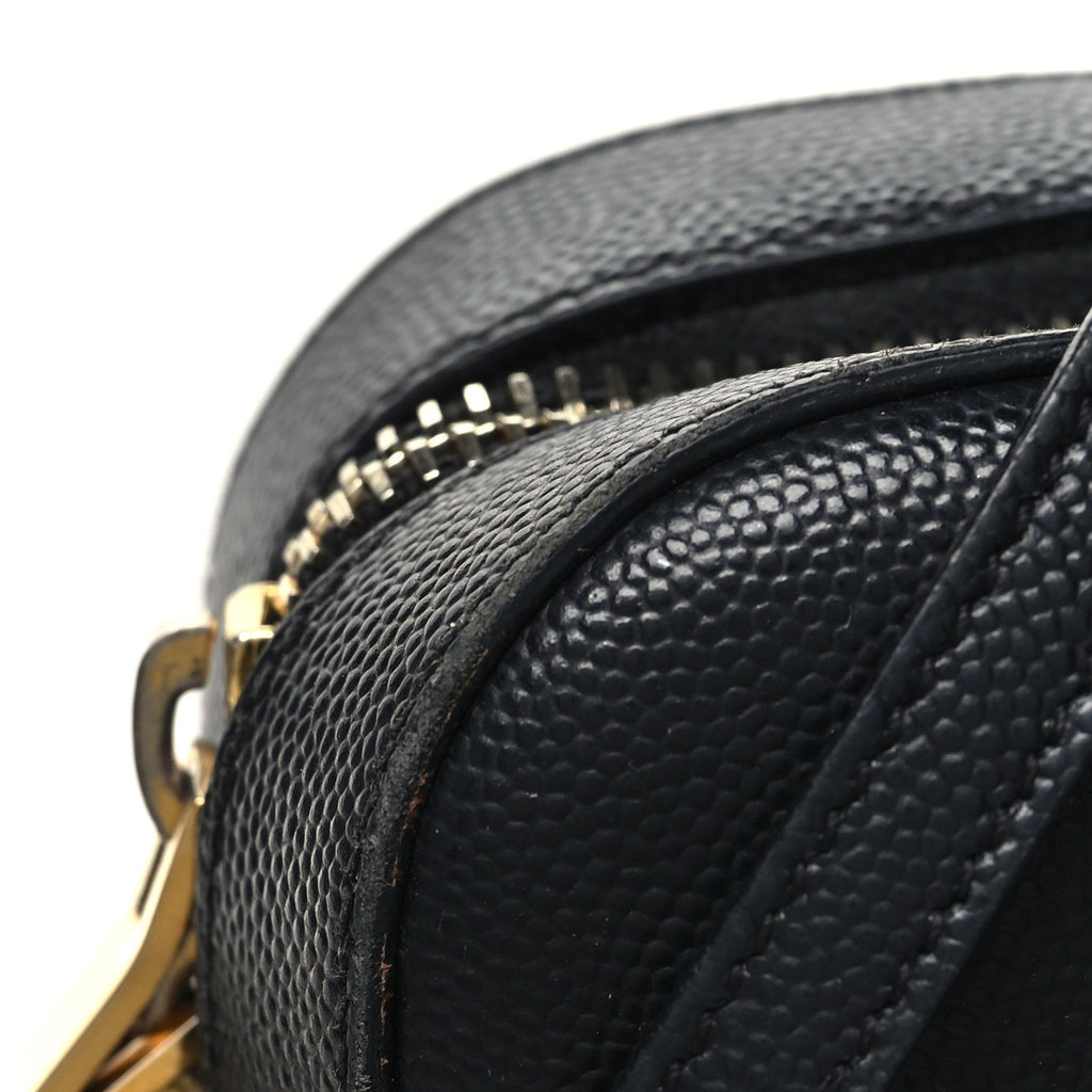 Grain De Poudre Small Classic Monogram Camera Bag Black