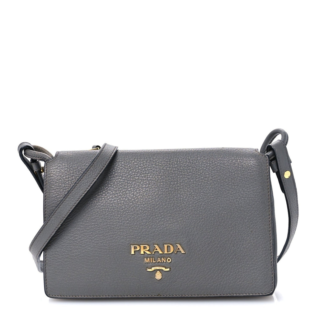 Vitello Phenix Crossbody Bag Marmo