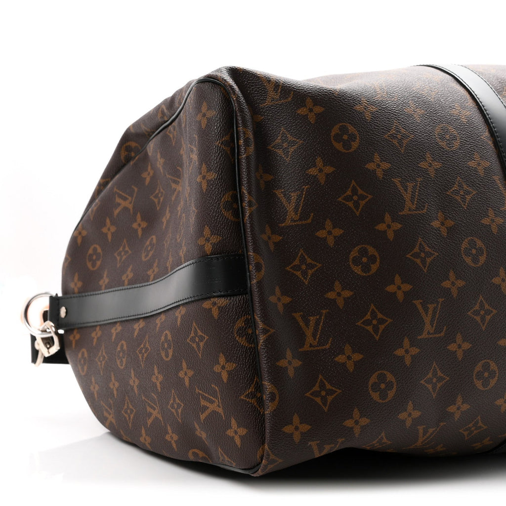 Monogram Macassar Keepall Bandouliere 55