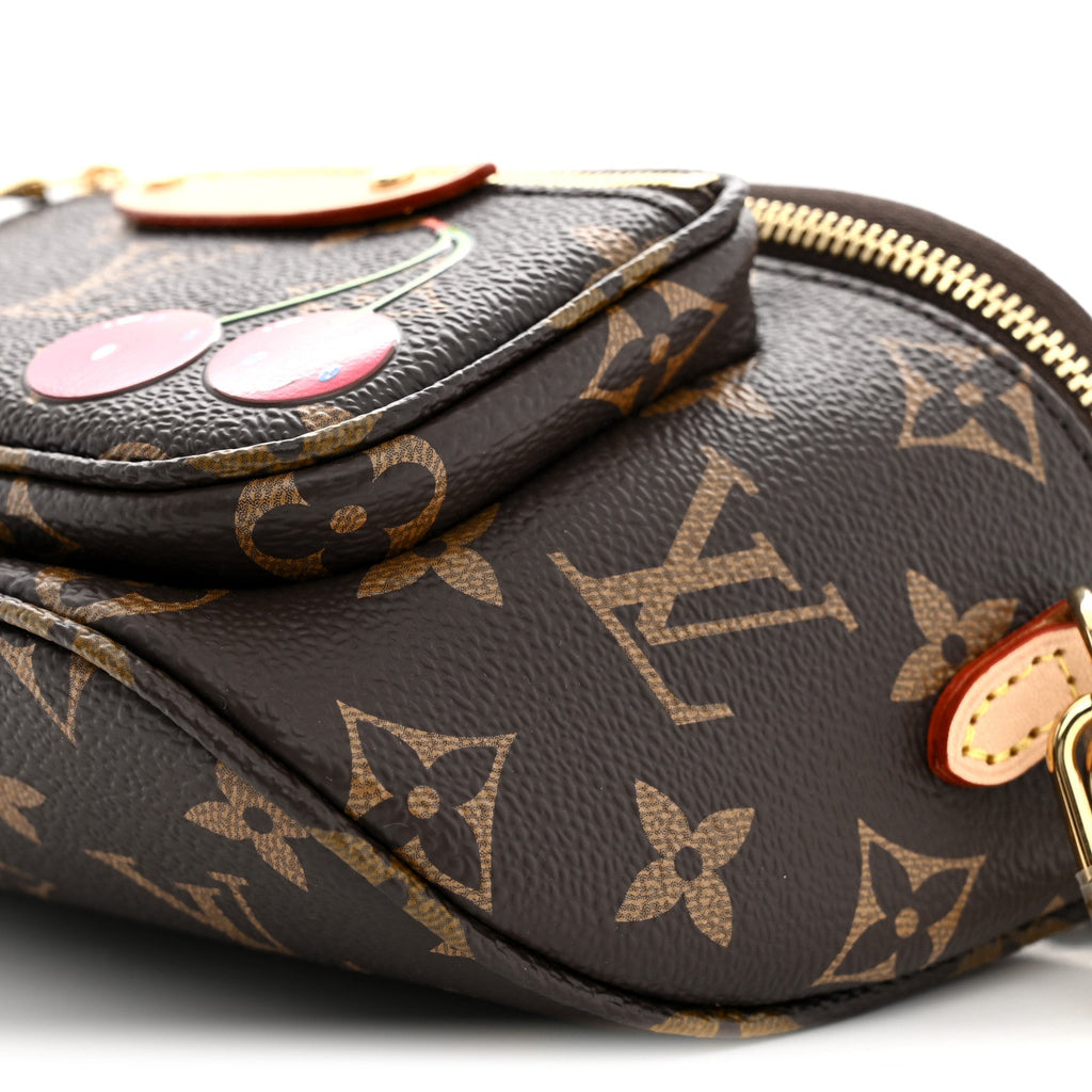 LV X TM Monogram Cerises Mini Bumbag